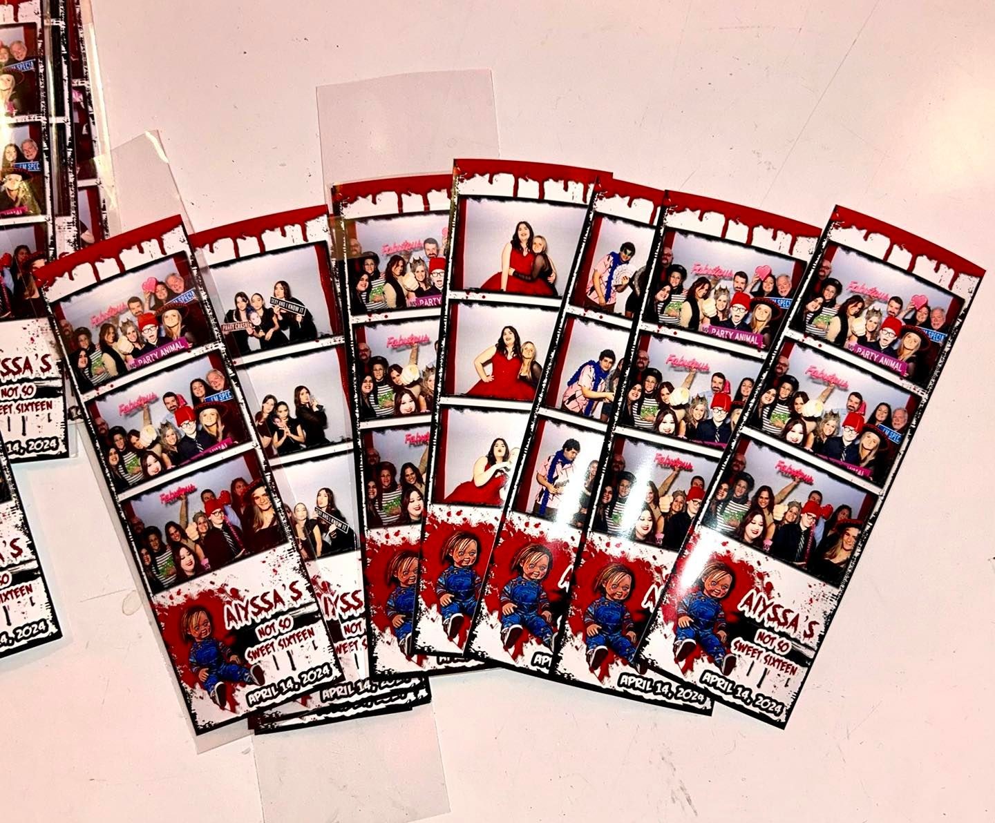 Custom Photo Booth Strips